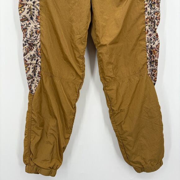 Urban Outfitters Swishy Drawstring Waist Golden Floral Print Joggers, Sz Small - Picture 4 of 9